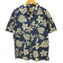 PARADISE BAY HAWAII製 トロピカル柄 ボックスシルエット S/S アロハ シャツ メンズ import:L