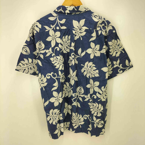 PARADISE BAY HAWAII製 トロピカル柄 ボックスシルエット S/S アロハ シャツ メンズ import:L