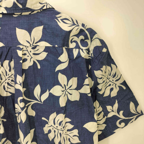 PARADISE BAY HAWAII製 トロピカル柄 ボックスシルエット S/S アロハ シャツ メンズ import:L