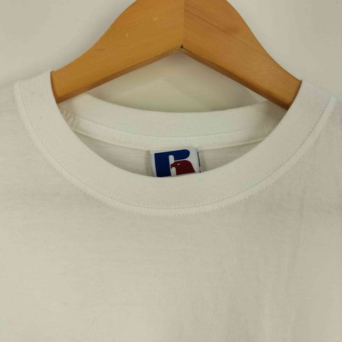 ラッセル Russell Chamonix MONT-BLANC 刺繍 クルーネック Tシャツ メンズ import:S