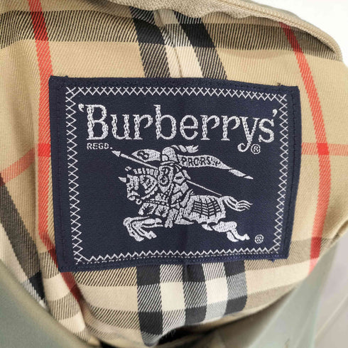 バーバリーズ BURBERRYS 裏地ノヴァチェックステンカラーコート 玉虫 メンズ 175