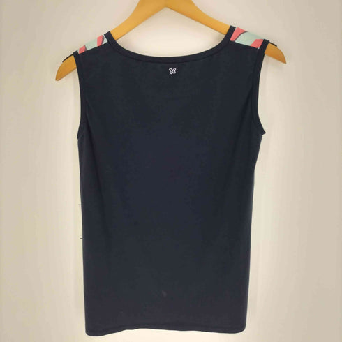 マックスマーラウィークエンド MAX MARA WEEKEND 総柄 フラワー プリント シルク 切替 ノースリーブ ブラウス レディース import:S