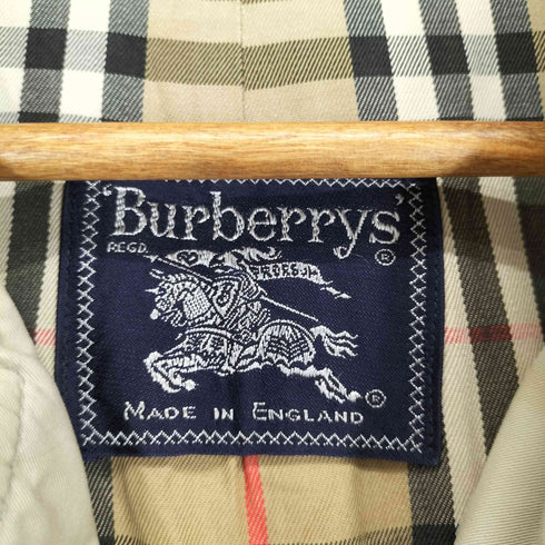 バーバリーズ BURBERRYS MADE IN ENGLAND 裏地ノヴァチェックステンカラーコート メンズ
