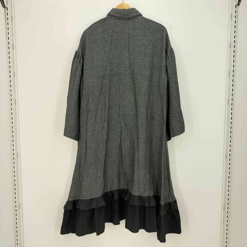 ステラマリアコレツィオーネ stella marina collezione ヘリンボーン シャツ フィッシュテールワンピース レディース