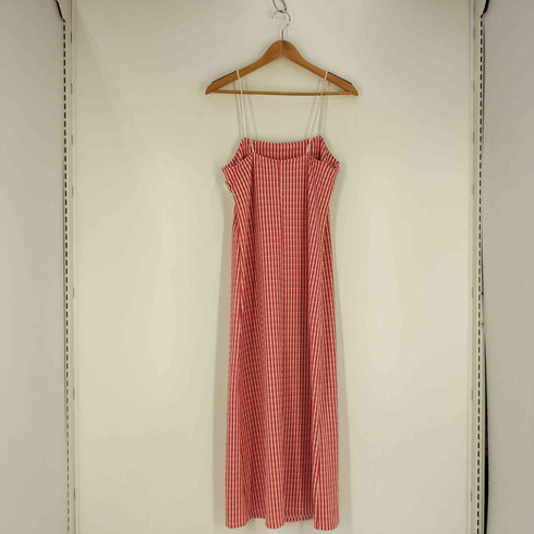 ザラ ZARA チェック柄 キャミソール ドレス ワンピース レディース import:L