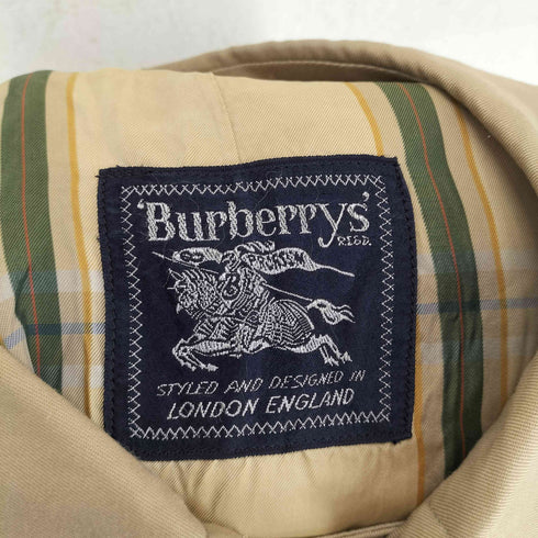 バーバリーズ BURBERRYS 70S~ STYLEDタグ フラップポケットステンカラーコート メンズ