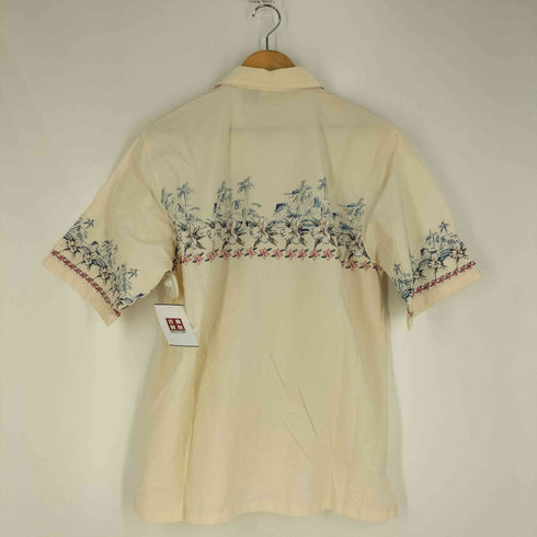 オーシャンパシフィック Ocean Pacific 両面プリント ハイビスカス コットン アロハシャツ メンズ import:S
