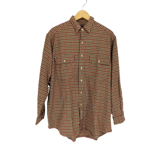 アバクロンビーアンドフィッチ Abercrombie & Fitch チェック柄コットンネルシャツ メンズ S