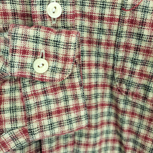 アバクロンビーアンドフィッチ Abercrombie & Fitch チェック柄コットンネルシャツ メンズ S