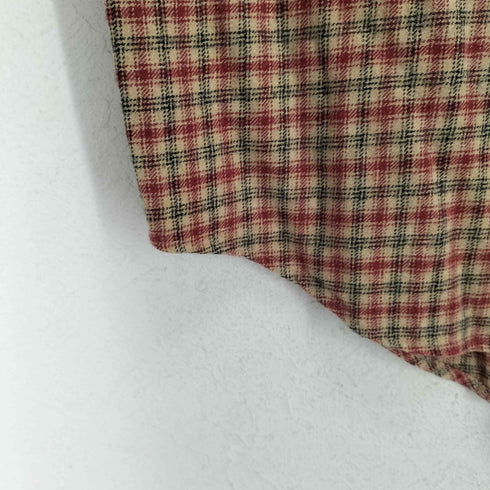 アバクロンビーアンドフィッチ Abercrombie & Fitch チェック柄コットンネルシャツ メンズ S