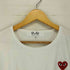 プレイコムデギャルソン PLAY COMME des GARCONS ハートプリント刺繍半袖Tシャツ メンズ M