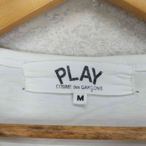 プレイコムデギャルソン PLAY COMME des GARCONS ハートプリント刺繍半袖Tシャツ メンズ M