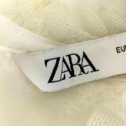 ザラ ZARA シースルー 花柄ブラウス レディース import:S