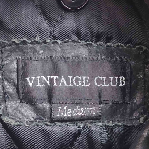 VINTAIGE CLUB レザーハーフコート メンズ JPN:M
