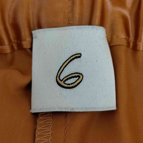 ロクビューティーアンドユースユナイテッドアローズ 6 BEAUTY & YOUTH UNITED ARROWS 25SS ポリエステル サテン パンツ レディース JPN:38