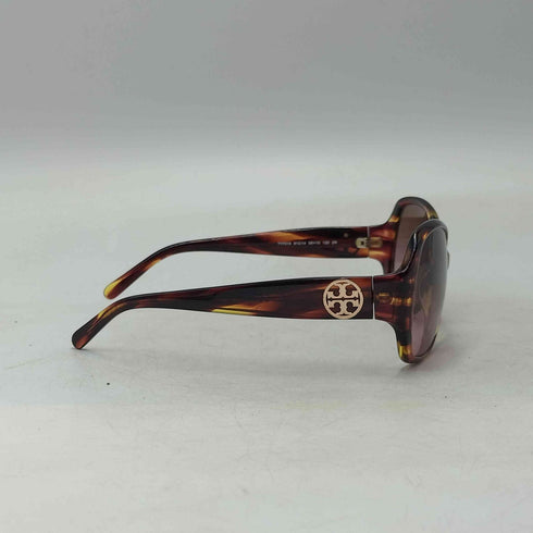 トリーバーチ TORY BURCH サイドロゴ バタフライフレーム 総柄 サングラス レディース 58□15 130 2N