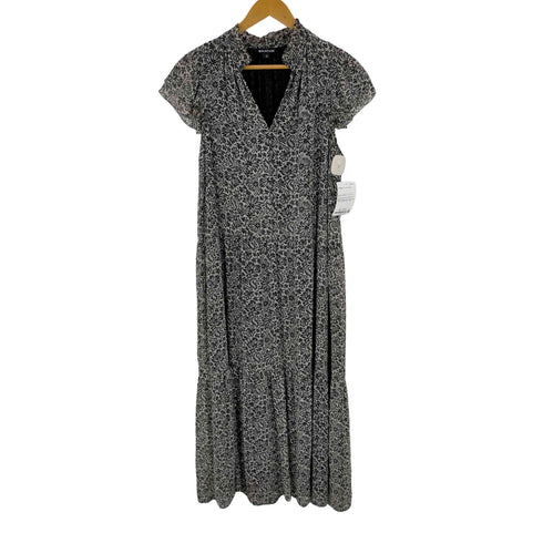 WHISTLES 21AW 総柄ノースリーブワンピース レディース UK:10