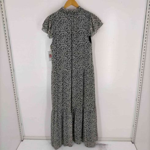 WHISTLES 21AW 総柄ノースリーブワンピース レディース UK:10