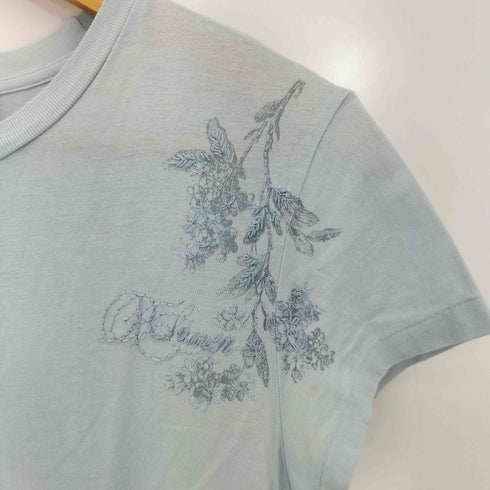 ラルフローレン RALPH LAUREN 花刺繍 クルーネックTシャツ レディース JPN:M