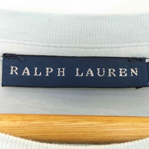 ラルフローレン RALPH LAUREN 花刺繍 クルーネックTシャツ レディース JPN:M