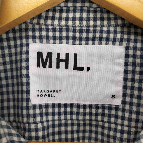エムエイチエル MHL. ギンガムチェック開襟半袖シャツ メンズ S