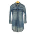 ディーゼル DIESEL ダメージデニムワンピース レディース XXS