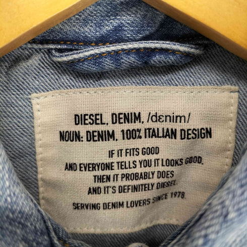 ディーゼル DIESEL ダメージデニムワンピース レディース XXS