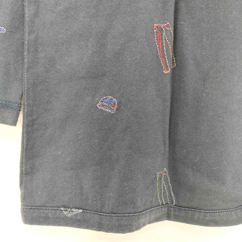マドモアゼルノンノン mademoiselle NON NON 刺繍 スナップカーディガン レディース JPN:M