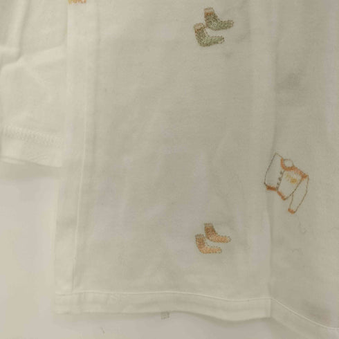 マドモアゼルノンノン mademoiselle NON NON 刺繍 スナップカーディガン レディース JPN:38