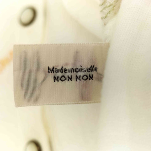 マドモアゼルノンノン mademoiselle NON NON 刺繍 スナップカーディガン レディース JPN:38