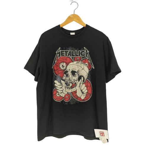 バンド プリント クルーネック Tシャツ メンズ