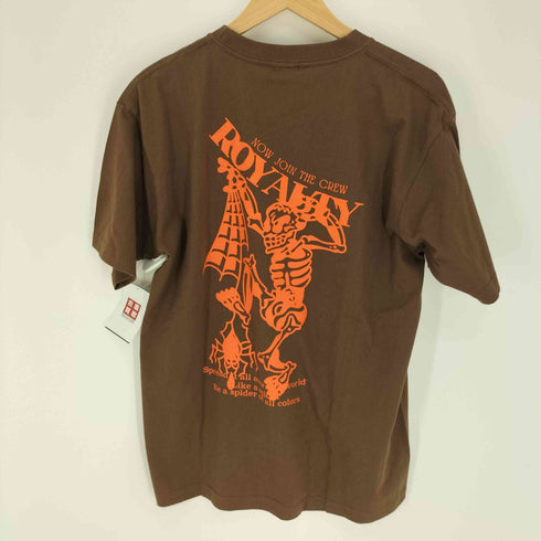 ROYALTY now join the crew スパイダー 両面 プリント Tシャツ メンズ JPN:L