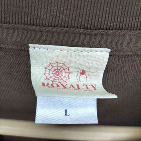 ROYALTY now join the crew スパイダー 両面 プリント Tシャツ メンズ JPN:L