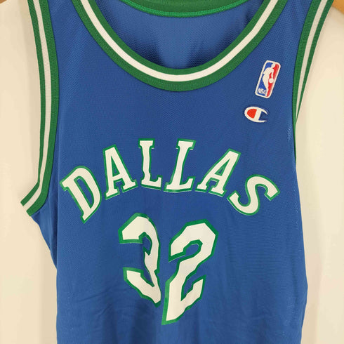チャンピオン Champion 90S DALLAS 32 バスケットボール チーム プリント ユニフォーム ゲームシャツ メンズ US:44