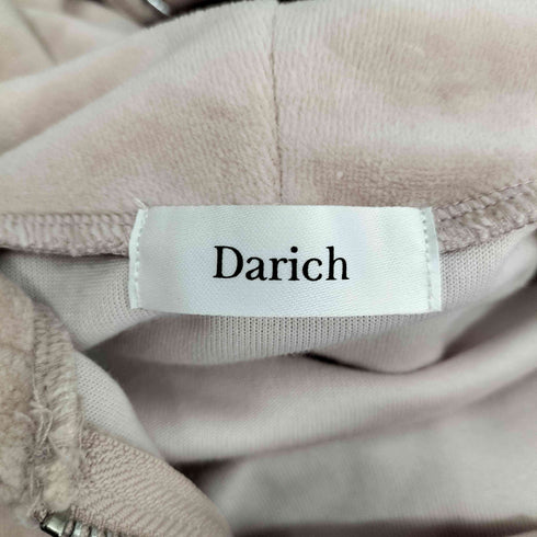 ダーリッチ Darich ラインベロアショートフーディ スカート セットアップ レディース FREE