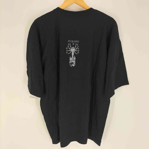 ROYALTY CROSS&STITCH ボディ Old English FUCK LOVE プリント Tシャツ メンズ JPN:XL