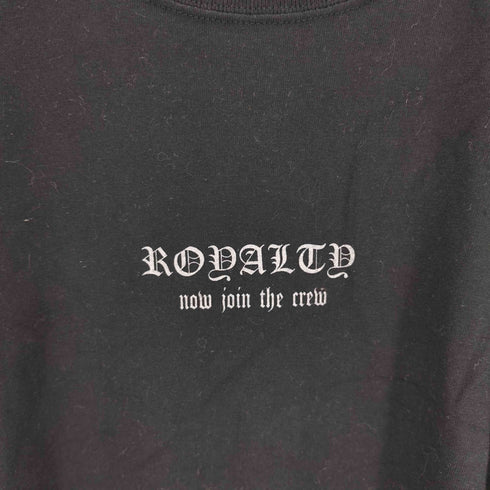 ROYALTY CROSS&STITCH ボディ Old English FUCK LOVE プリント Tシャツ メンズ JPN:XL
