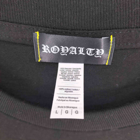 ROYALTY Old English ペイズリー柄 プリント Tシャツ メンズ JPN:L