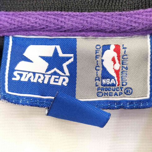 スターター STARTER チームロゴ刺繍 ハーフジップ プルオーバーシャツ メンズ import:L