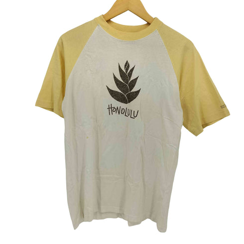 ステューシー Stussy OLD USA製 紺タグ ラグランTシャツ メンズ import:S