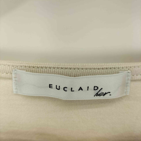 EUCLAID サイドリボンストレッチノースリーブ レディース 38~40