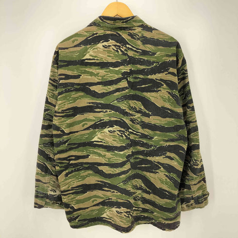 トゥルースペック TRU SPEC 01年製 タイガーストライプ カモ BDU ミリタリー ジャケット メンズ LARGE-REGULAR