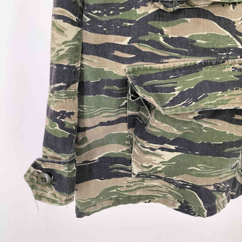 トゥルースペック TRU SPEC 01年製 タイガーストライプ カモ BDU ミリタリー ジャケット メンズ LARGE-REGULAR