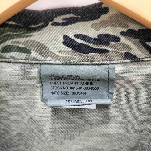 トゥルースペック TRU SPEC 01年製 タイガーストライプ カモ BDU ミリタリー ジャケット メンズ LARGE-REGULAR