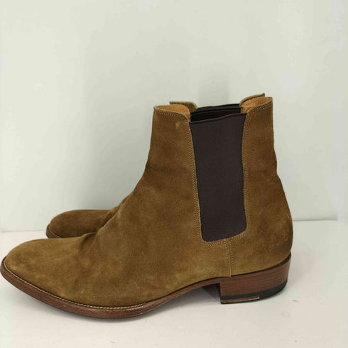 サンローランパリ SAINT LAURENT PARIS エディ期 スエード サイドゴアブーツ メンズ EUR:40
