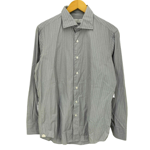 ピルグリム PILGRIM 22AW コットンポプリン ワイドスプレッドカラードレスシャツ Portland THOMAS MASON 120/2コットン メンズ 40