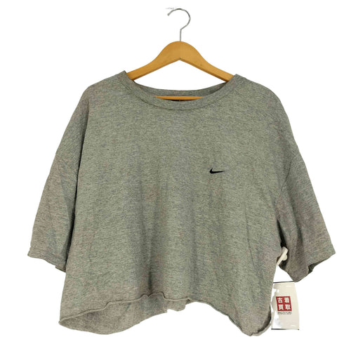 ナイキ NIKE ロゴ刺繍 オーバーサイズ クロップドTシャツ レディース XXL