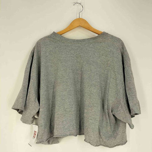 ナイキ NIKE ロゴ刺繍 オーバーサイズ クロップドTシャツ レディース XXL