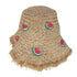 ケイトスペードニューヨーク kate spade NEW YORK Watermelon Party Straw Cloche ウォーターメロン スイカ ラフィアハット レディース