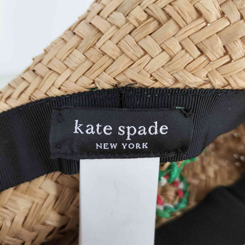 ケイトスペードニューヨーク kate spade NEW YORK Watermelon Party Straw Cloche ウォーターメロン スイカ ラフィアハット レディース